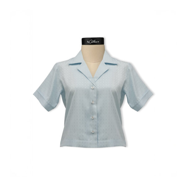 BLUE PAJAMA SHIRT FOR WOMEN